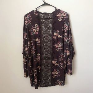 NWT Charlotte Russe Lace Cardigan | S
